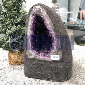 HỐC THẠCH ANH TÍM URUGUAY - KT: 15,7*11,5 CM - KL: 2,29 KG (HU06)