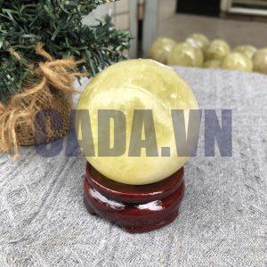 Bi Cầu Thạch Anh Vàng – Citrine Sphere (BV76) - KL: 0,31 KG - ĐK: 6,11 CM