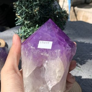 Chóp thạch anh tím (TTU11) - KT: 15*5,7 CM - KL: 0,51 KG