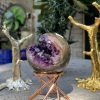 Bi Cầu Miệng Cười Thạch Anh Tím – Amethyst (BTH10) – KL: 0,22 KG – ĐK: 5,8CM