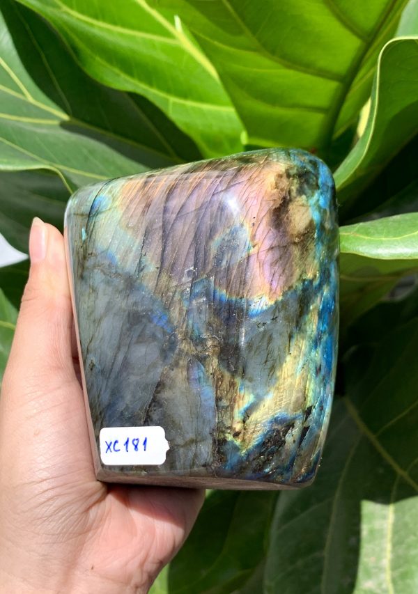 ĐÁ XÀ CỪ - HẮC NGUYỆT QUANG - Labradorite (XC181) - KL: 1,080KG