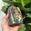ĐÁ XÀ CỪ – HẮC NGUYỆT QUANG – Labradorite (XC185) – KL: 0,976KG