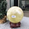 Bi Cầu Thạch Anh Vàng – Citrine Sphere (BV109) – KL: 1,765 KG – ĐK: 10,83 CM