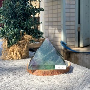 KIM TỰ THÁP ĐÁ FLUORITE (KTT23) KT: 5,5*6,6 CM - KL: 0,33 KG 