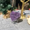 TRÁI TIM THẠCH ANH TÍM, KT: 5,7*6,0 CM (TAT120), KL: 0,14 KG