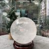 QUẢ CẦU PHONG THỦY THẠCH ANH TRẮNG (BTR58) ĐK: 13,69CM KL: 3,495KG