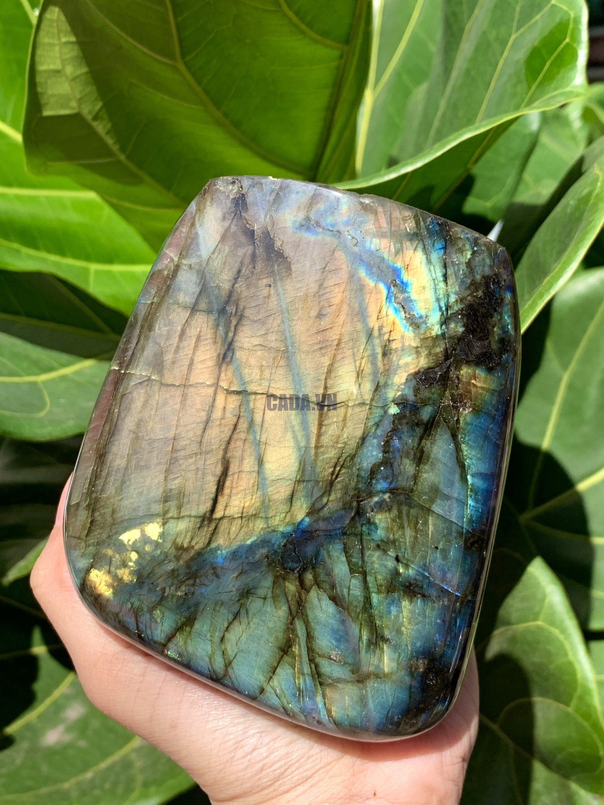 ĐÁ XÀ CỪ - HẮC NGUYỆT QUANG - Labradorite (XC181) - KL: 1,080KG