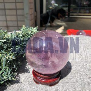 BI CẦU THẠCH ANH TÍM (CT01) - ĐK: 7,77 CM - KL: 642 GRAM