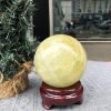 Bi Cầu Thạch Anh Vàng – Citrine Sphere (BV90) – KL: 0,95 KG – ĐK: 8,92 CM