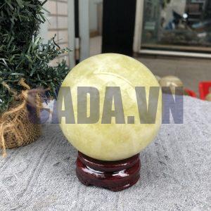 Bi Cầu Thạch Anh Vàng – Citrine Sphere (BV96) - KL: 0,805 KG - ĐK: 8,34 CM