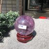 BI CẦU THẠCH ANH TÍM (CT08) – ĐK: 6,62 CM – KL: 385,8 GRAM