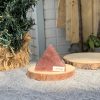 KIM TỰ THÁP ĐÁ THẠCH ANH DÂU ĐỎ - Strawberry Quartz (KTT26) KT: 4,1*5 CM - KL: 0,12 KG 