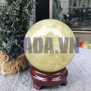Bi Cầu Thạch Anh Vàng – Citrine Sphere (BV97) - KL: 1,315 KG - ĐK: 9,87 CM