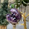 Bi Cầu Miệng Cười Thạch Anh Tím – Amethyst (BTH08) – KL: 0,325 KG – ĐK: 6,8CM