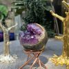 Bi Cầu Miệng Cười Thạch Anh Tím – Amethyst (BTH01) – KL: 0,24 KG – ĐK: 5,7CM