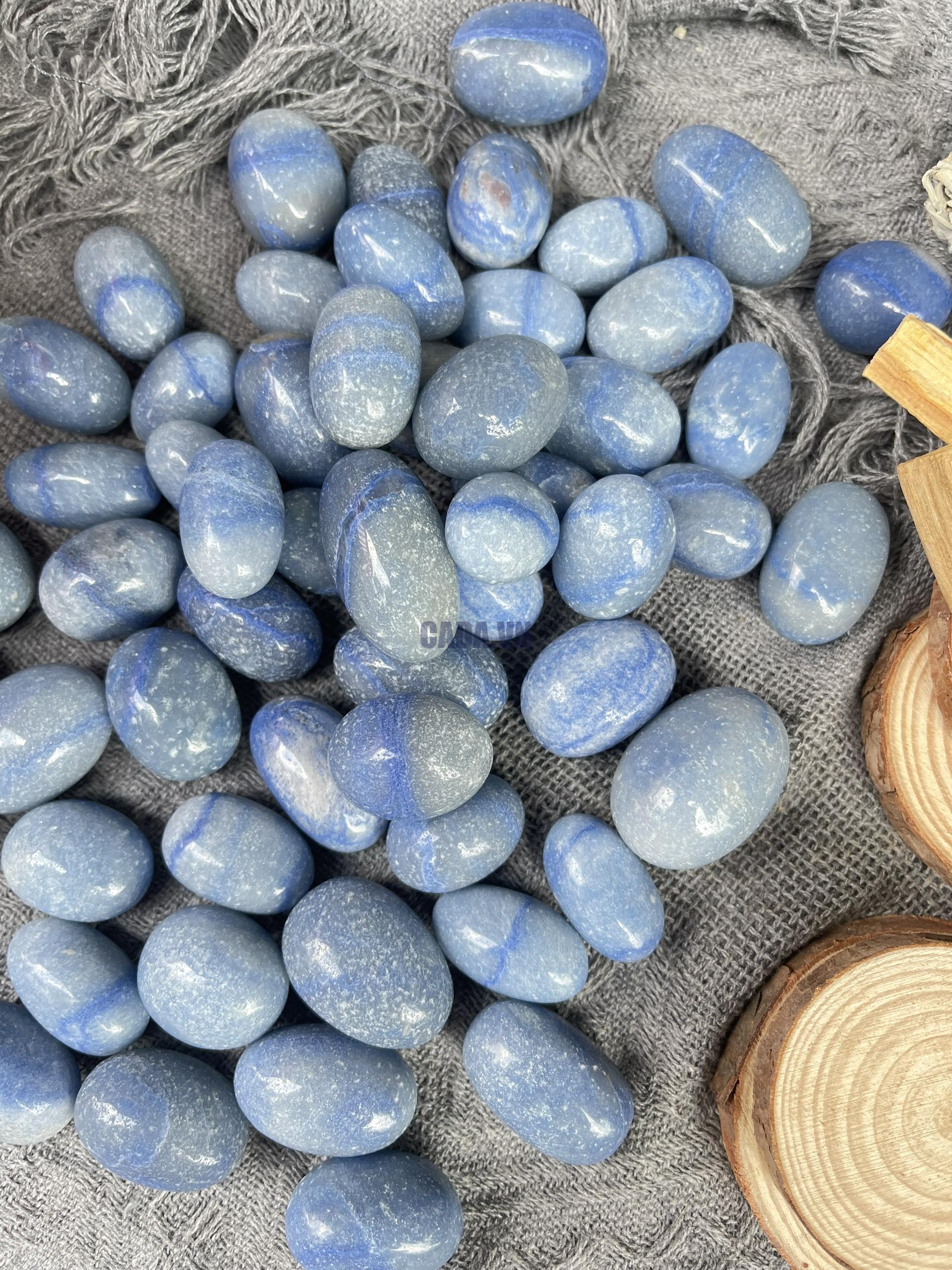 Tumble Blue Aventurine | Đá trang trí, sưu tầm, healing | CADA DECOR