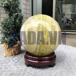 Bi Cầu Thạch Anh Vàng – Citrine Sphere (BV102) - KL: 3,455 KG - ĐK: 13,69 CM