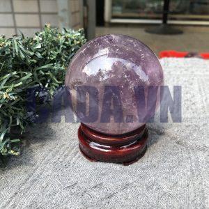 BI CẦU THẠCH ANH TÍM (CT10) - ĐK: 7,07 CM - KL: 479,6 GRAM