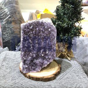 HỐC THẠCH ANH TÍM NHỎ – SMALL AMETHYST (TV408), KL: 2,579KG, KT: 13*10,5CM