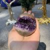Bi Cầu Miệng Cười Thạch Anh Tím – Amethyst (BTH10) – KL: 0,22 KG – ĐK: 5,8CM