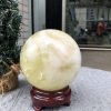 Bi Cầu Thạch Anh Vàng – Citrine Sphere (BV109) – KL: 1,765 KG – ĐK: 10,83 CM