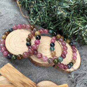 Vòng tay Tourmaline đa sắc 9mm - Vòng đơn | CADA DECOR