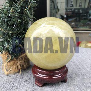 Bi Cầu Thạch Anh Vàng – Citrine Sphere (BV92) - KL: 1,52 KG - ĐK: 10,35 CM