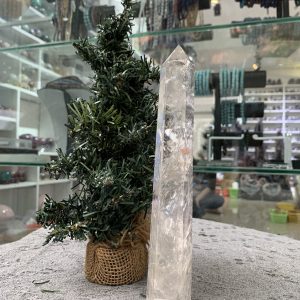 Trụ Thạch Anh Trắng trong – Clear Quartz Point, KL: 0,31 KG (TTT183)