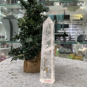 Trụ Thạch Anh Trắng trong – Clear Quartz Point, KL: 0,23KG (TTT193)