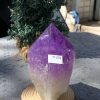 Chóp thạch anh tím (TTU08) - KT: 13,4*4,5 CM - KL: 0,255 KG | Đá trang trí, sưu tầm, healing | CADA DECOR