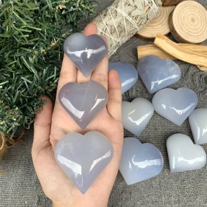Trái tim Chalcedony | Đá trang trí, sưu tầm, healing | CADA DECOR