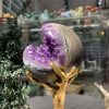 Bi Cầu Miệng Cười Thạch Anh Tím – Amethyst (BTH112) – KL: 0,585 KG – ĐK: 8,1CM