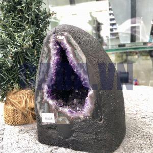 HỐC THẠCH ANH TÍM URUGUAY - KT: 14,2*10,8 CM - KL: 2,1 KG (HU07)