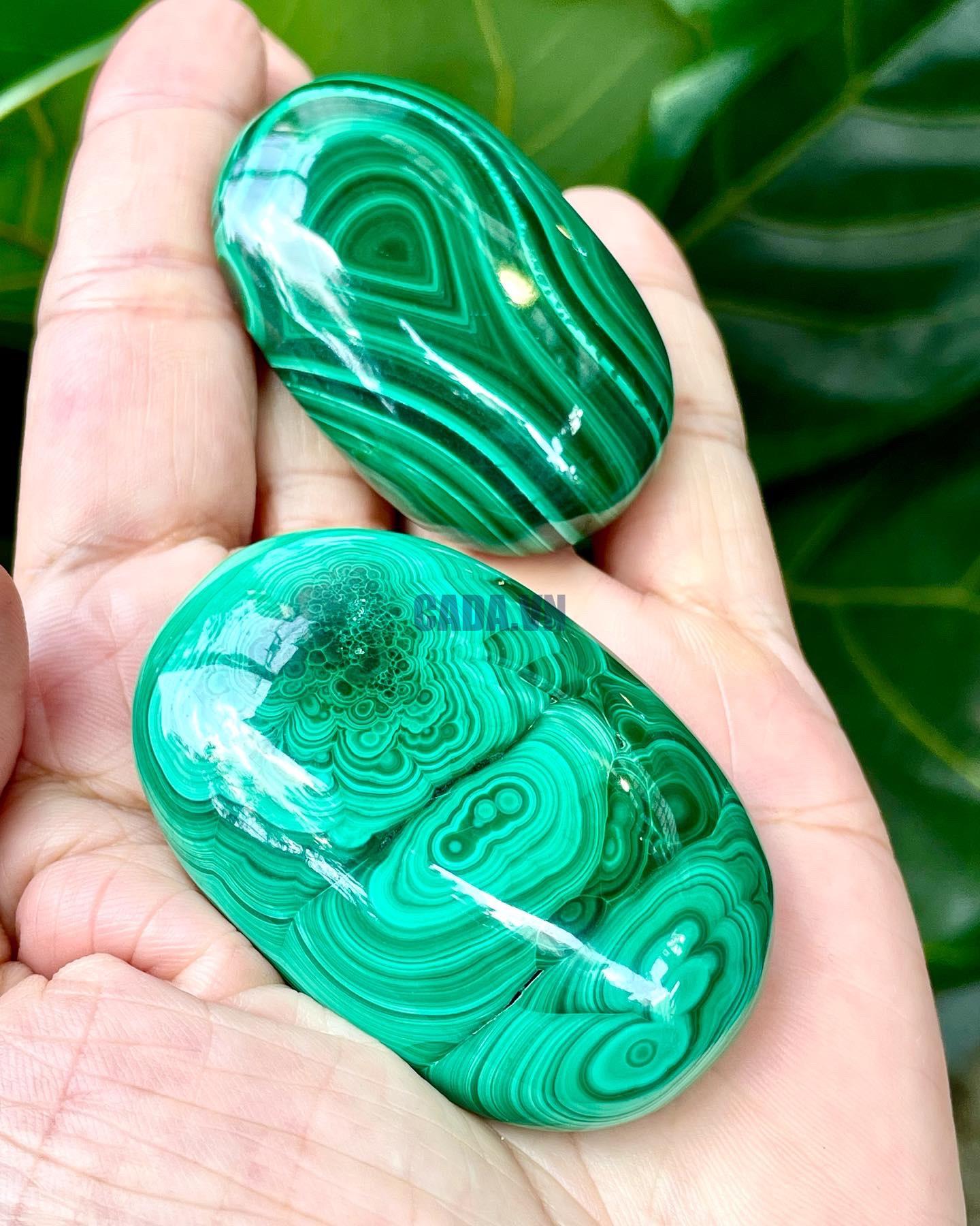 Palm Malachite | Đá trang trí, sưu tầm, healing | CADA DECOR