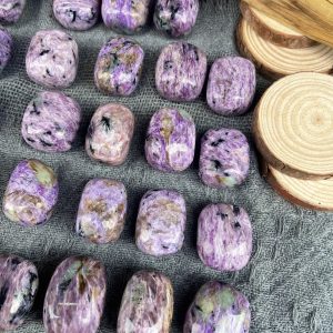 Tumble mắt rồng - Charoite | Đá trang trí, sưu tầm, healing | CADA DECOR