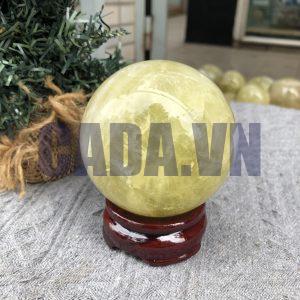 Bi Cầu Thạch Anh Vàng – Citrine Sphere (BV82) - KL: 0,57 KG - ĐK: 7,48 CM