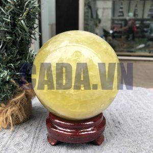 Bi Cầu Thạch Anh Vàng – Citrine Sphere (BV101) - KL: 1,66 KG - ĐK: 10,67 CM