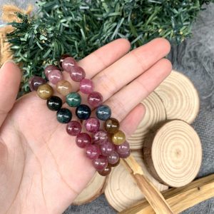 Vòng tay Tourmaline đa sắc 9mm - Vòng đơn | CADA DECOR