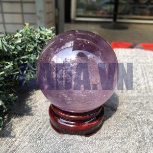 BI CẦU THẠCH ANH TÍM (CT09) - ĐK: 7,32 CM - KL: 540,1 GRAM