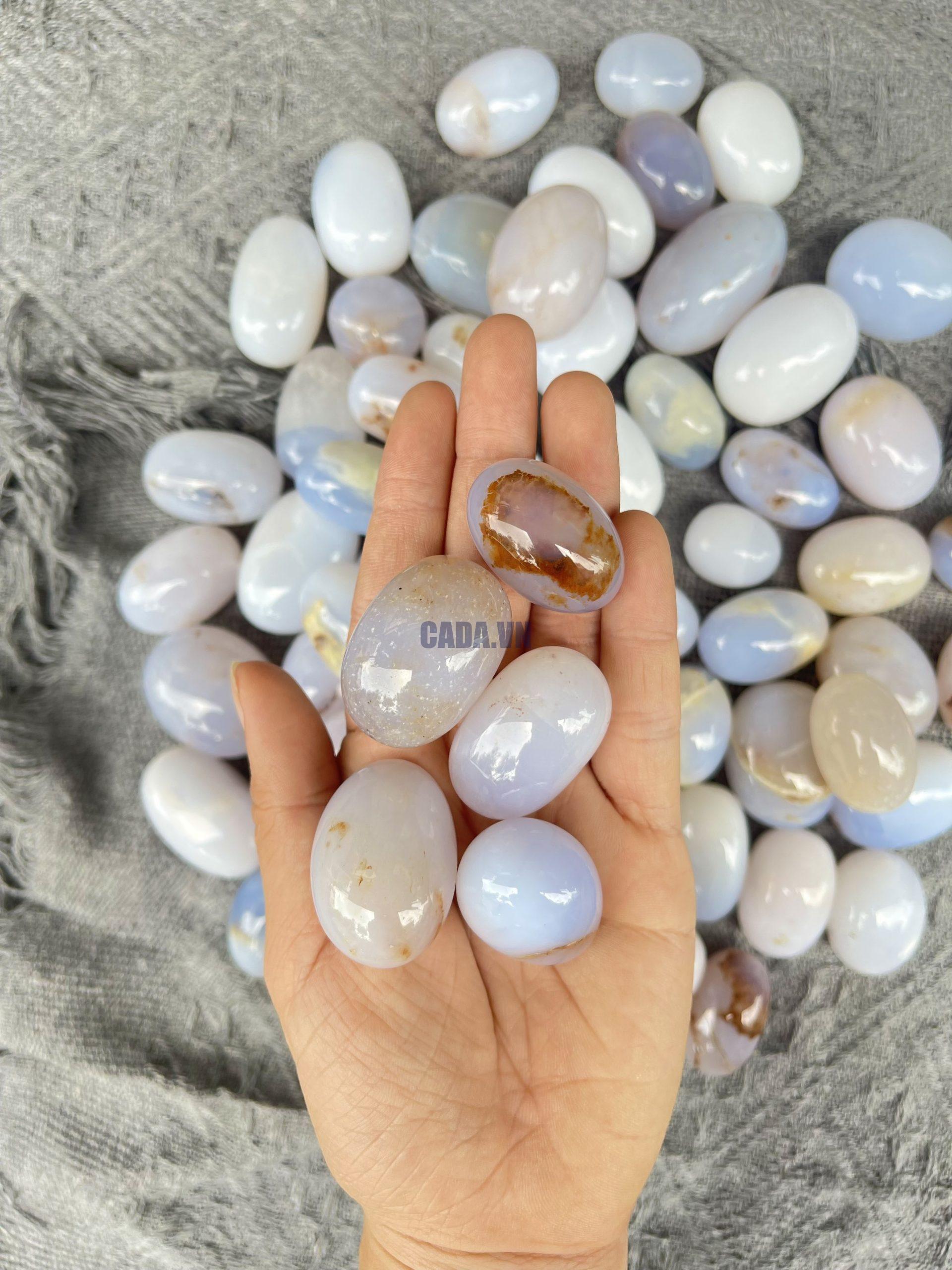 Tumble Chalcedony | Đá trang trí, sưu tầm, healing | CADA DECOR