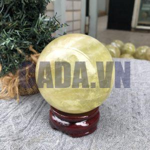 Bi Cầu Thạch Anh Vàng – Citrine Sphere (BV98) - KL: 0,66 KG - ĐK: 7,87 CM