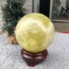 Bi Cầu Thạch Anh Vàng – Citrine Sphere (BV110) – KL: 1,465 KG – ĐK: 10,25CM