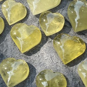 Trái tim thạch anh vàng | Đá trang trí, sưu tầm, healing | CADA DECOR