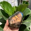 ĐÁ XÀ CỪ - HẮC NGUYỆT QUANG - Labradorite (XC182) - KL: 0,524KG