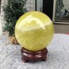 Bi Cầu Thạch Anh Vàng – Citrine Sphere (BV107) - KL: 1,535 KG - ĐK: 10,45 CM