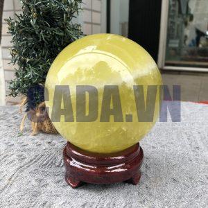 Bi Cầu Thạch Anh Vàng – Citrine Sphere (BV107) - KL: 1,535 KG - ĐK: 10,45 CM