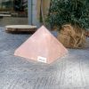 KIM TỰ THÁP ĐÁ THẠCH ANH HỒNG (KTT08) KT: 6,3*8,3 CM – KL: 0,455 KG 