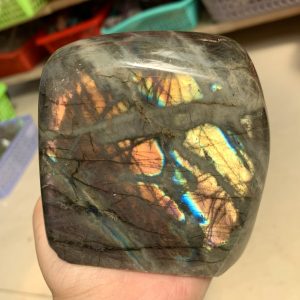 ĐÁ XÀ CỪ - HẮC NGUYỆT QUANG - Labradorite (XC183) - KL: 0,802KG