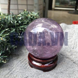 BI CẦU THẠCH ANH TÍM (CT13) - ĐK: 6,78 CM - KL: 422,5 GRAM