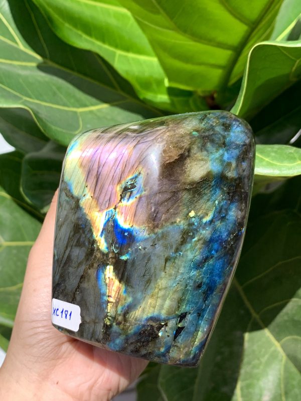 ĐÁ XÀ CỪ - HẮC NGUYỆT QUANG - Labradorite (XC181) - KL: 1,080KG